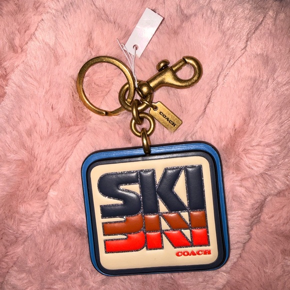 Coach Ski Patch Bag Charm (NWT) - Picture 1 of 4